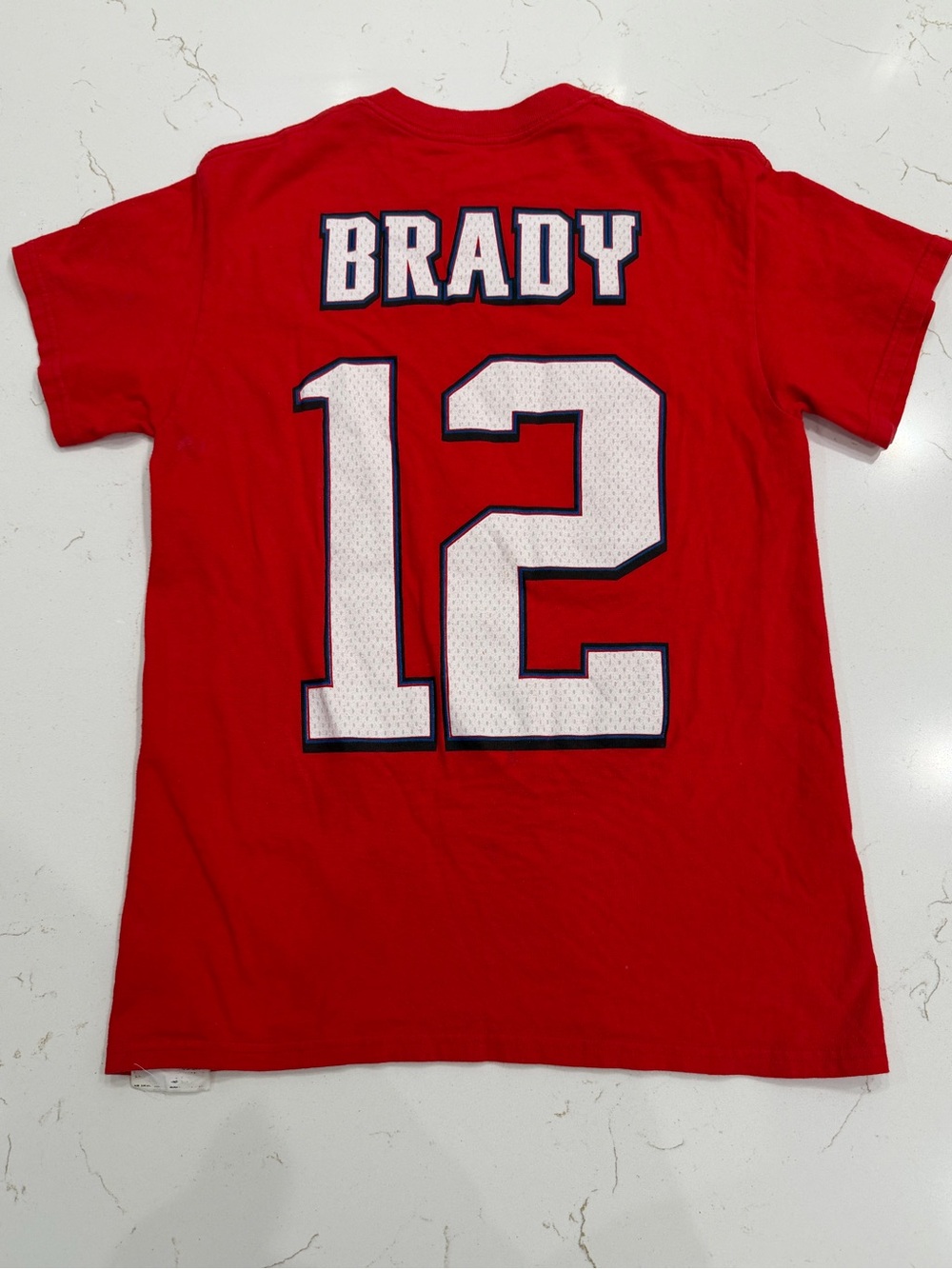 Tom Brady #12 New England Patriots Majestic Graphic Tee